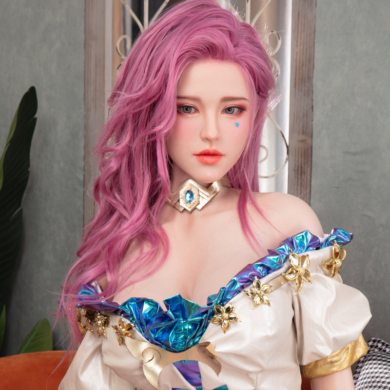 Light Wheat Model 166C · Pink Wig